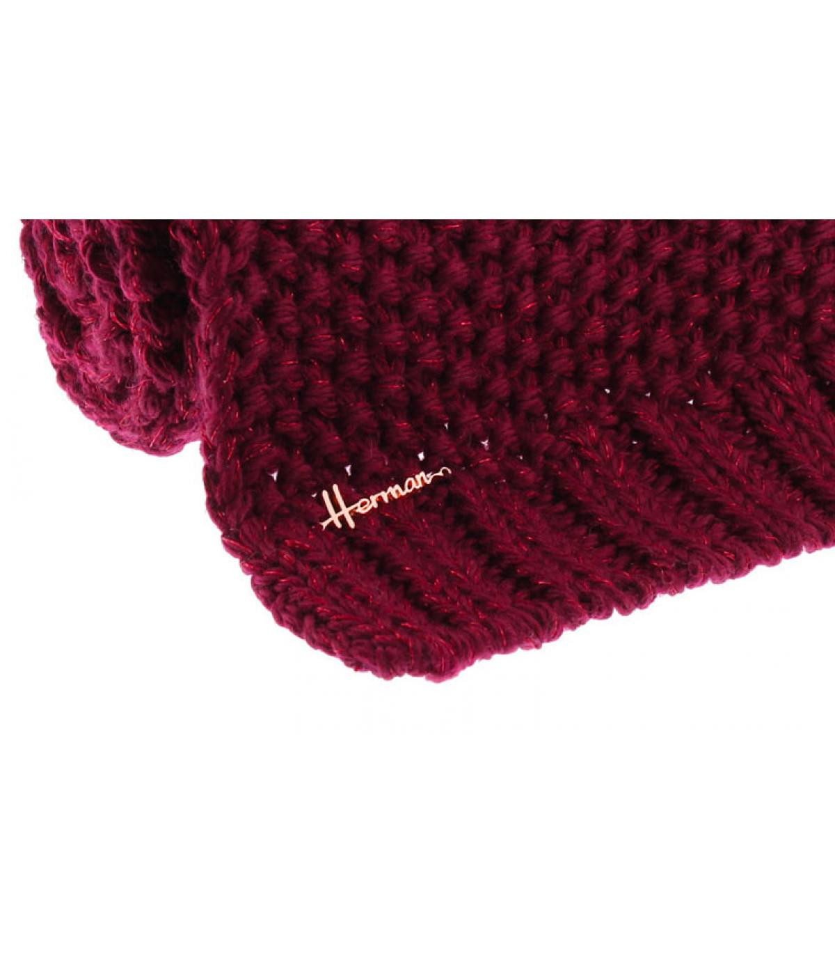 Lana Scarf Lurex burgundy Herman Headwear